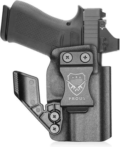 Vista 12 de PROUS Funda Kydex IWB Select para Echelon/Hellcat Pro/Hellcat, S&W Bodyguard 2.0/M&P 9/.40, Glock 17/19/43X MOS, Sig P365/P320 M17 M18, Taurus