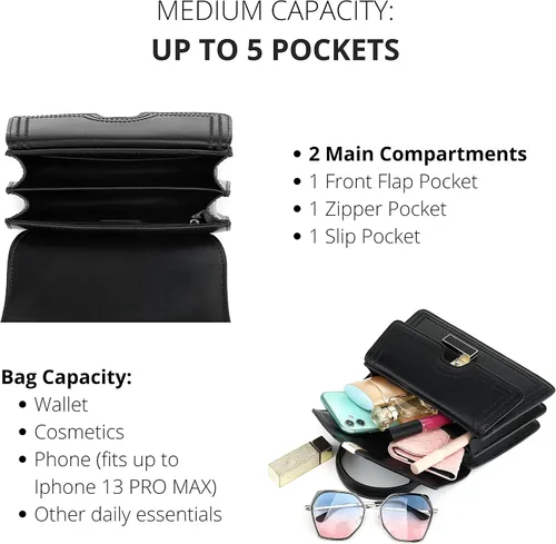Vista 4 de Scarleton Top Handle Satchel Purses for Women Shoulder Bag Purse Crossbody Bags for Women Handbags for Women H2083