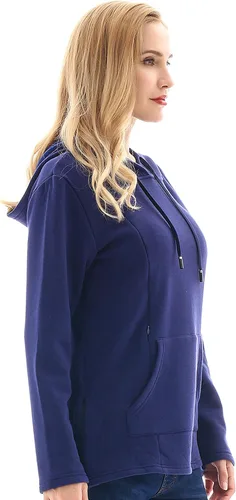 Vista 21 de Bearsland - Sudadera de lactancia y maternidad para mujer, con bolsillos y capucha