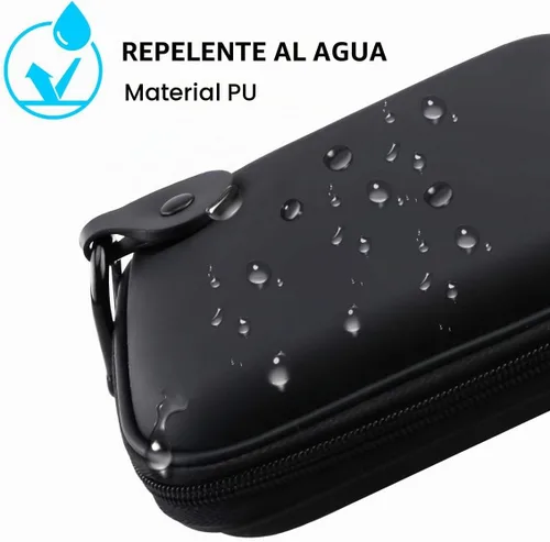 Vista 5 de Lacdo EVA funda de viaje a prueba de golpes para disco duro externo portable de 2.5 pulgadas, GPS, cámara y batería externa, Negro