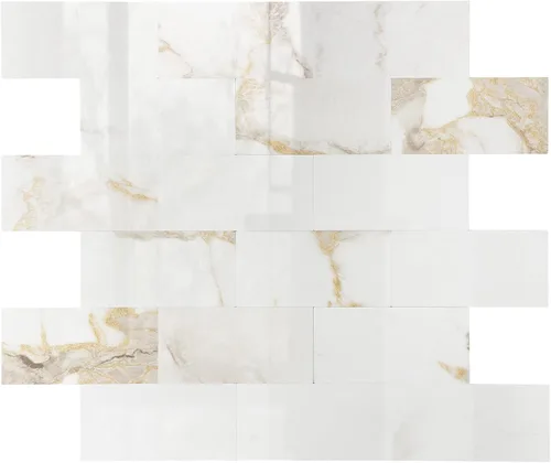 Vista 46 de 1 paquete de azulejo autoadhesivo para salpicadero de 12"x12" de PVC para pared, azulejo autoadhesivo para salpicadero de cocina, azulejo de baño