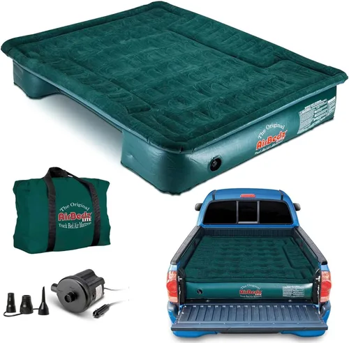 Vista 8 de Pittman Outdoors AirBedz Lite PPI PV202C - Colchón inflable de tamaño completo y corto de 6'-6.5' para cama de camión con bomba de aire DC con cable