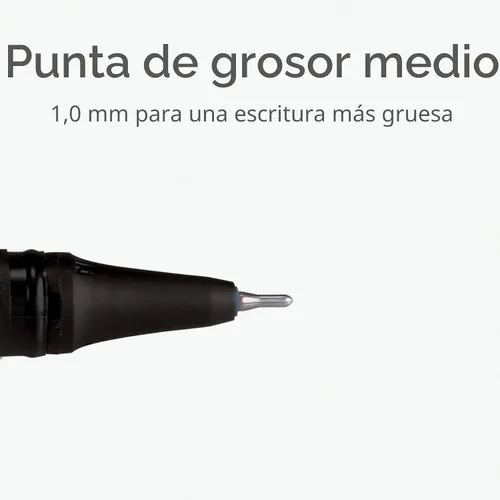 Vista 5 de Pentonic Bolígrafos de Gel con Purpurina, 10 unidades, 10 colores surtidos, punta gruesa de 1.0 mm, escritura suave para journaling, toma de notas