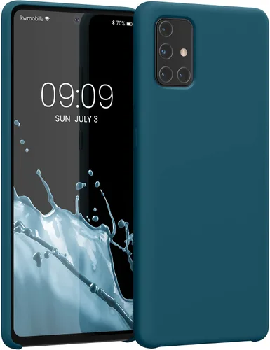 Vista 242 de kwmobile Funda Compatible con Samsung Galaxy A14 5G - Funda de teléfono de TPU y silicona con acabado suave - Verde Lima