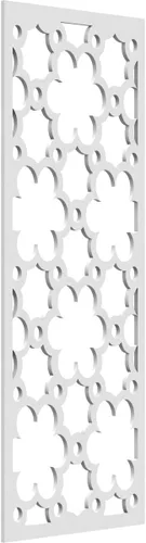 Vista 5 de 9 3/8"W x 24 3/8"H x 1/4"T Southgate Decorativos Paneles De Pared De Madera Calado, Abedul