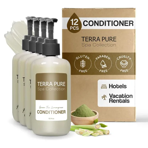 Vista 11 de Terra Pure Acondicionador Colección Spa Servicios del hotel en botella con bomba 10.14 oz. / 10.1 fl oz (botella individual)