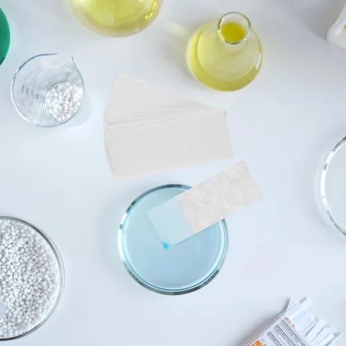 Vista 7 de TEHAUX 500 tiras de papel de cromatografía, separación de pigmentos nítidos de 3 x 1 pulgada para experimentos científicos, aula, laboratorio