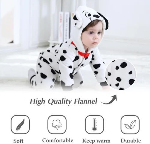 Vista 6 de TONWHAR Disfraz unisex para bebé, traje de animal para niños pequeños y niños