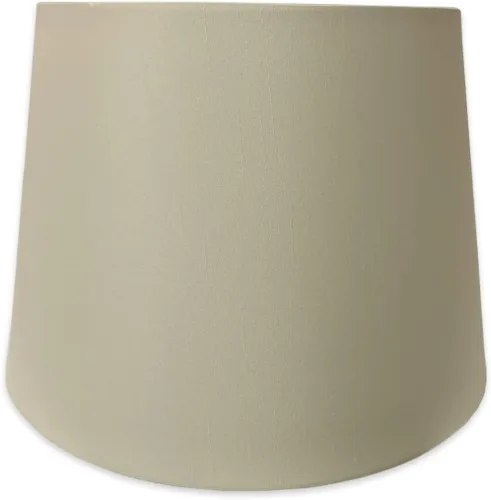 Vista 2 de Royal Designs, Inc. Persiana de tambor poco profundo cónico, HB-606-12BG, beige, 8 x 12 x 8.5