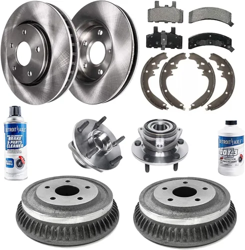Vista 59 de Detroit Axle - Rotores de freno para Ford Mustang 2015 2016 2017 2018 2019 2020 2021 2022 2023 Rotores de freno de disco 2016 2017 2018 2019