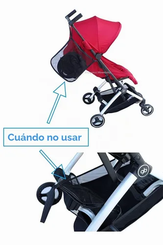 Vista 7 de SUN002 - Extensión de parasol UPF 50+ compatible con GB Pockit+ All City, parasol con protección UV para cochecito de bebé, accesorios de verano