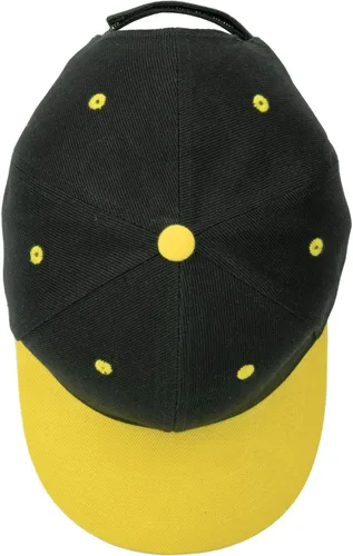 Vista 81 de Gorras de béisbol con correa trasera ajustable, lisas, negras, 12