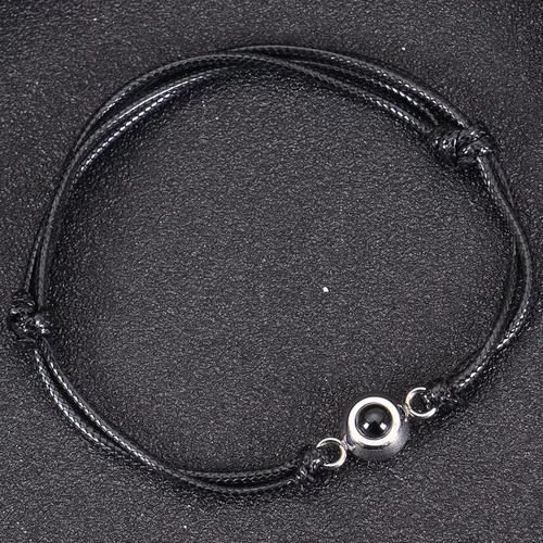 Vista 2 de Pulseras de proyección de fotos para hombres y mujeres Pulsera de proyección de fotos personalizada Pulsera con imagen de proyección