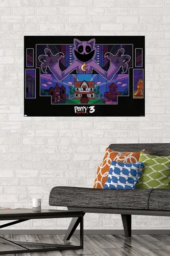 Vista 2 de Trends International Poppy Playtime: Capítulo 3 - Póster de pared de cuerdas, 34 pulgadas de largo x 22.4 W, versión premium sin marco
