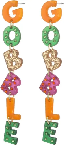 Vista 16 de Madison Tyler Thanksgiving Earrings for Women Cute Fall Pumpkin Jewelry Hoguera-Small