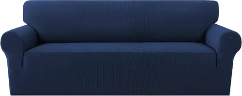 Vista 9 de MeilleMaison Funda elástica para silla reclinable, funda para sofá de 1 pieza con parte inferior elástica, lavable, protector de muebles Negro