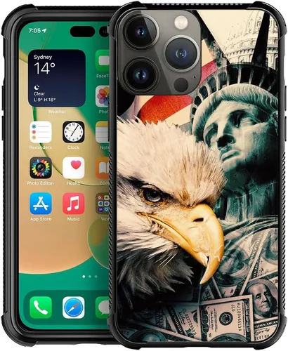 Vista 18 de CARLOCA Funda compatible con iPhone 15, increíble patrón de luz espacial nebulosa para niñas y niños, ultra protección, a prueba de golpes