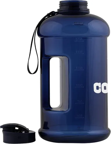 Vista 3 de FOCO NFL Unisex-Adult NFL Team Logo 2L Plastic Clear Large Sports Jug Water Bottle