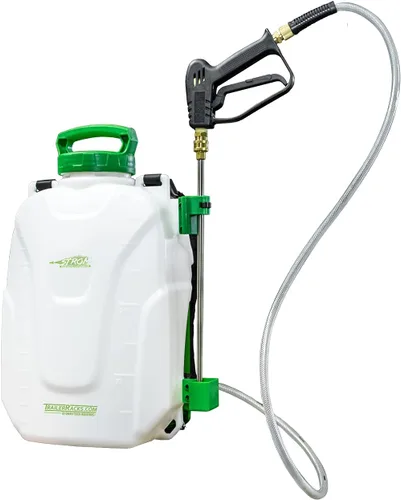 Vista 2 de Green Touch Industries QA101 Strom - Mochila eléctrica con batería de 18 voltios para herbicidas, pesticidas y fertilizantes, 4 galones