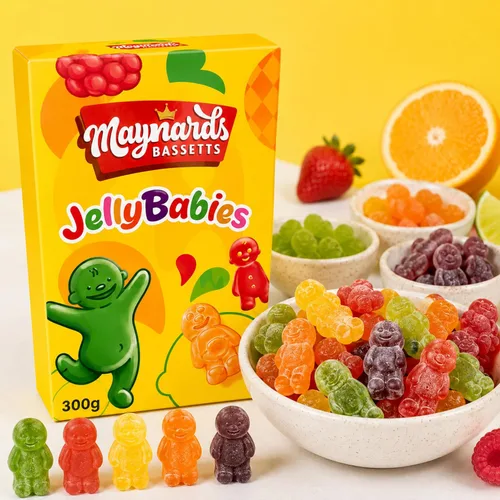 Vista 5 de Maynards Bassetts Jelly Babies - Caja de dulces (10.58 oz, 4 unidades)