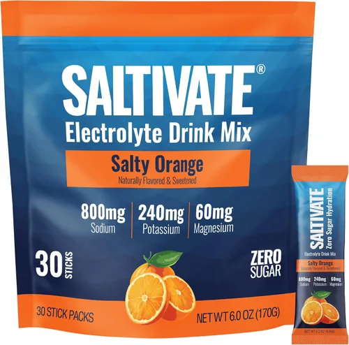 Vista 4 de Electrolitos sin sabor HSA FSA Alto contenido de sodio, potasio, magnesio Sin azúcar, estevia, ácido cítrico o maltodextrina Polvo