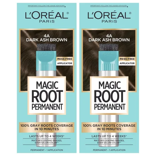 Vista 9 de L’Oréal Paris - Tinte permanente para el cabello Magic Root, kit de tinte de 10 minutos para rescatar las raíces con 100% de cobertura de canas, 2 2