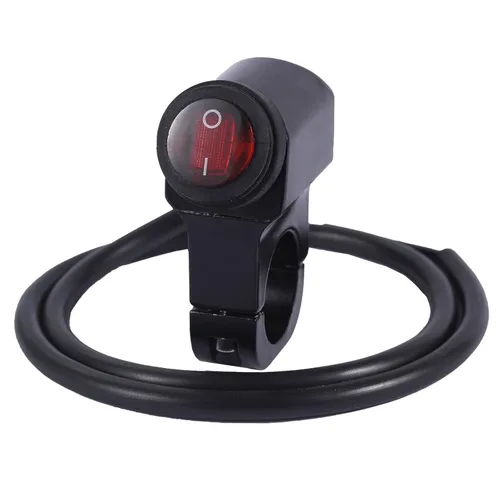 Vista 10 de Stylemafia Interruptor de barra de luz impermeable para motocicleta ATV de 7/8 pulgadas, interruptor de botón de apagado de doble control