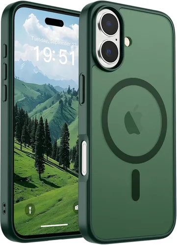 Vista 140 de SUPFINE Funda magnética para iPhone SE 2022 (3ª)/2020 (2ª), iPhone 8 (compatible con MagSafe) (protección contra caídas de grado militar), funda