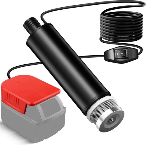 Vista 8 de Bomba de agua sumergible inalámbrica para batería Makita de 18 V, bomba de agua de transferencia portátil de 635 GPH para camping, tina, jardín, RV