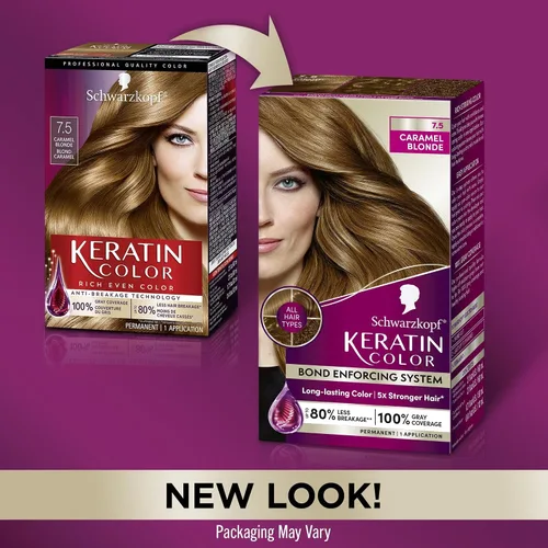 Vista 35 de Schwarzkopf Keratin - Tinte para el cabello rubio, 7.0 rubio ceniza oscuro, coloración permanente de calidad profesional, sistema de refuerzo