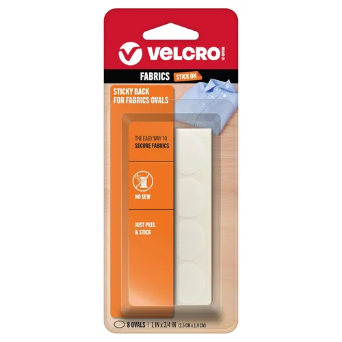 Vista 11 de VELCRO Brand para telas Cinta adhesiva de tela permanente con parte posterior pegajosa para alteraciones y dobladillo Desenganchar y pegar - Sin