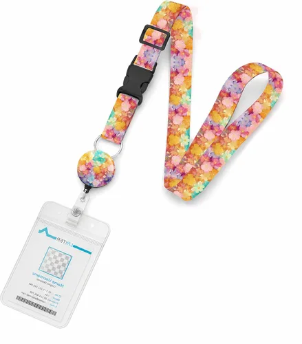 Vista 17 de Cordón de barco de crucero, con cordón de identificación ajustable con cierre desmontable, soporte impermeable para tarjetas de identificación