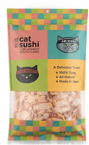 Vista 10 de Cat Sushi Hojuelas de Bonito, Corte Clásico, 0.7oz