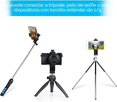 Vista 7 de SharingMoment Soporte Premium para Smartphone/Adaptador de Montaje de Trípode Vertical y Horizontal Soporte Giratorio con Tornillo de 1/4