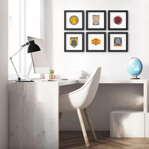 Vista 7 de Trends International Gallery Pops Pokémon - Póster de pared de Wagara Greninja, 12.00 x 12.00 pulgadas, versión de marco negro