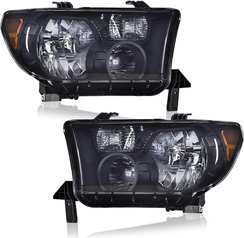 Vista 16 de CROSSDESIGN Conjunto de faros LED, carcasa negra con lente transparente