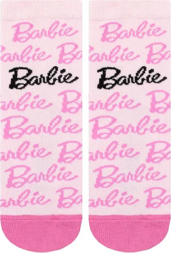 Vista 2 de Barbie Paquete de 3 calcetines para niñas