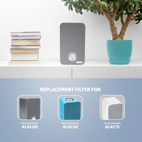 Vista 3 de GermGuardian Filter E HEPA Pure Genuine Air Purifier Replacement Filter, Removes 99.97% of Pollutants, for AC4100, AC4100CA AC4150BL, AC4150PCA Air