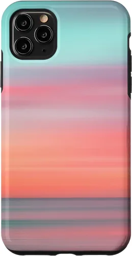 Vista 13 de Funda hawaiana para iPhone 17, diseño de playa tropical de Hawái, color azul melocotón