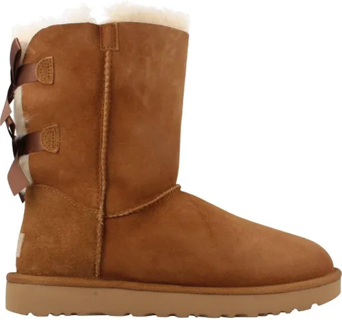 Vista 5 de UGG Bailey Bow II para mujer Castaño