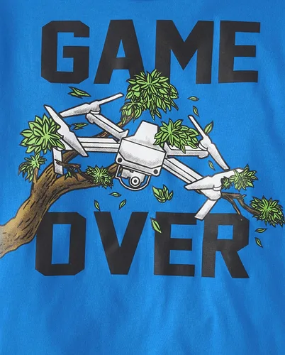 Vista 2 de The Children's Place Baby Boys' Short Sleeve Video Game Graphic T-Shirt