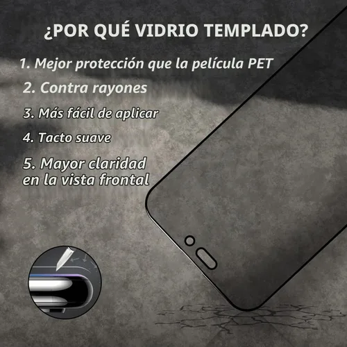 Vista 5 de EGKimBa Protector de pantalla de privacidad para iPhone 16, vidrio templado de color degradado, sin burbujas, fácil instalación, eliminación