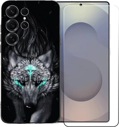 Vista 19 de Funda de TPU para UIOUOR I25 Ultra + HD de vidrio templado, carcasa de silicona para parachoques trasero – 9 dureza anti-arañazos protector de Bst1