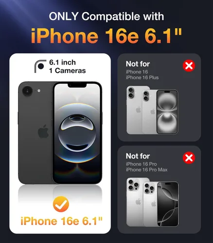 Vista 264 de DIACLARA - Funda transparente compatible con iPhone XR 6.1 pulgadas 2018