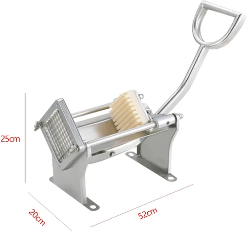 Vista 5 de 52x20x25cm Manual Veg Cutter and Dicer French Fry Cutter Fruit and Vegetable Slicer Cucumber and Food Chopper French Fry Cutting Machine