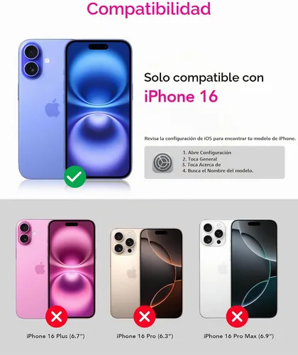 Vista 6 de Crystal Fit - Funda magnética transparente para iPhone 16, compatible con MagSafe, antiamarilleo, funda protectora delgada (para iPhone 16)