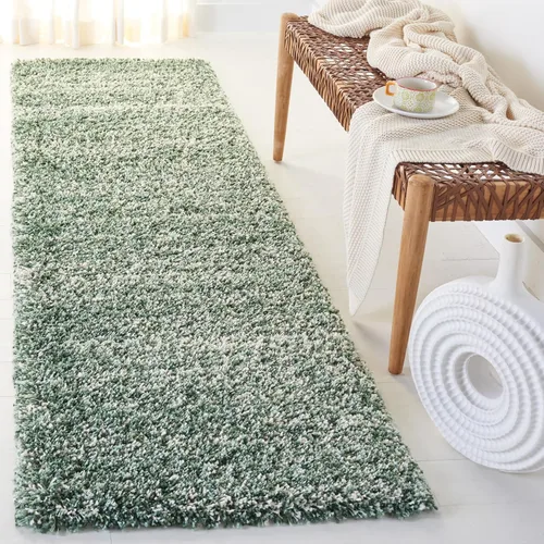 Vista 24 de SAFAVIEH Hudson Shag Collection - Alfombra decorativa de 2 x 3 pies, color marfil y azul marino, no desprende pelusa y de fácil cuidado, 2 pulgadas