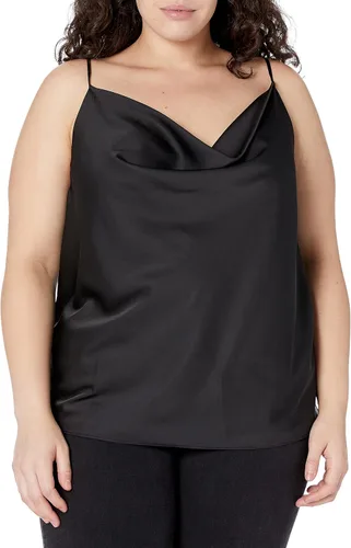 Vista 6 de The Drop Camiseta elástica sedosa con cuello de vaca Christy para mujer