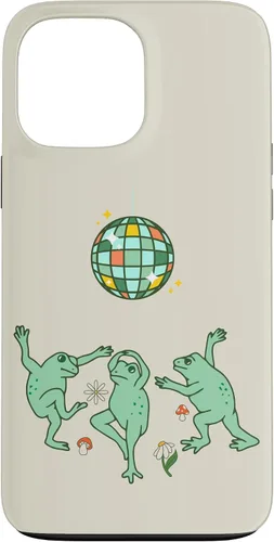 Vista 24 de Funny Frog Disco Dance 70s 80s Groovy Hippie Funky Party Case para iPhone 16