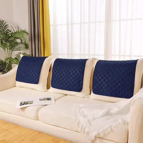 Vista 7 de Moukeren Protector de reposacabezas reclinable, 3 piezas, para silla reclinable, fundas de sofá, silla, protector de cabeza para muebles de sofá
